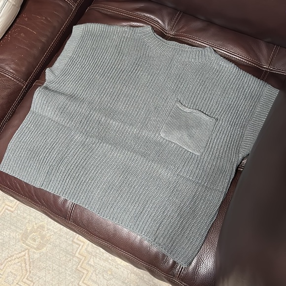 NWOT Ugerlov Women’s Knit Pullover Sweater Top Size M Dark Gray Color - Picture 2 of 10